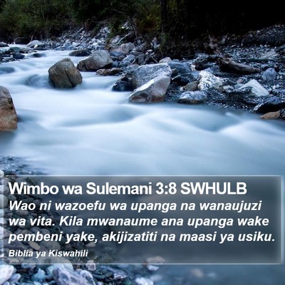 Wimbo wa Sulemani 3:8 SWHULB Bible Verse Image