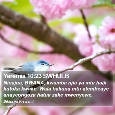 Yeremia 10:23 SWHULB Bible Verse Image