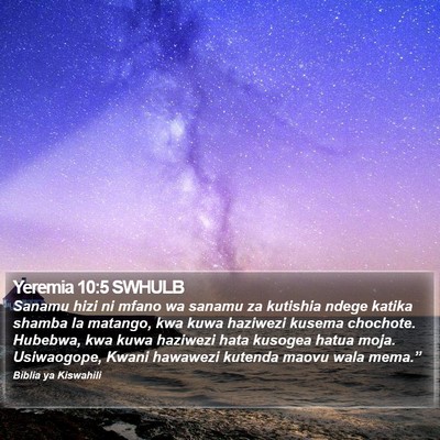 Yeremia 10:5 SWHULB Bible Verse Image