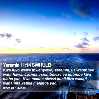 Yeremia 11:14 SWHULB Bible Verse Image