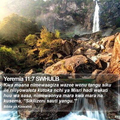 Yeremia 11:7 SWHULB Bible Verse Image