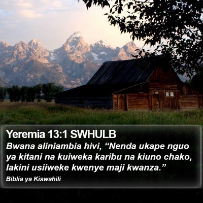 Yeremia 13:1 SWHULB Bible Verse Image