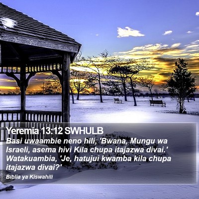 Yeremia 13:12 SWHULB Bible Verse Image