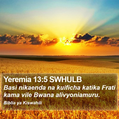Yeremia 13:5 SWHULB Bible Verse Image