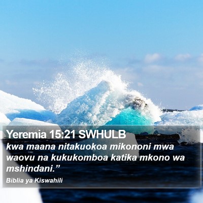 Yeremia 15:21 SWHULB Bible Verse Image