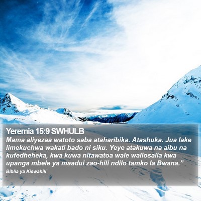 Yeremia 15:9 SWHULB Bible Verse Image