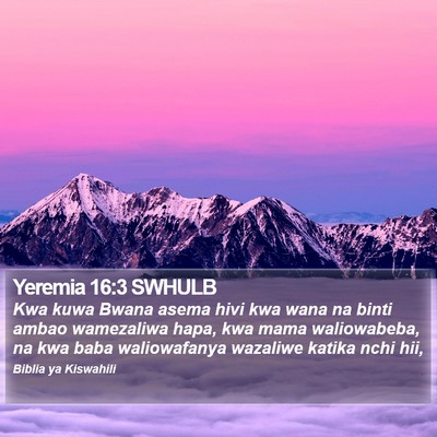 Yeremia 16:3 SWHULB Bible Verse Image