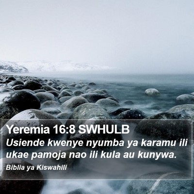 Yeremia 16:8 SWHULB Bible Verse Image