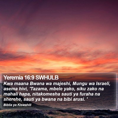 Yeremia 16:9 SWHULB Bible Verse Image