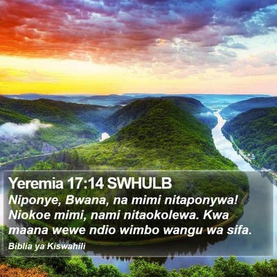 Yeremia 17:14 SWHULB Bible Verse Image