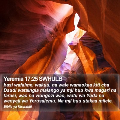 Yeremia 17:25 SWHULB Bible Verse Image