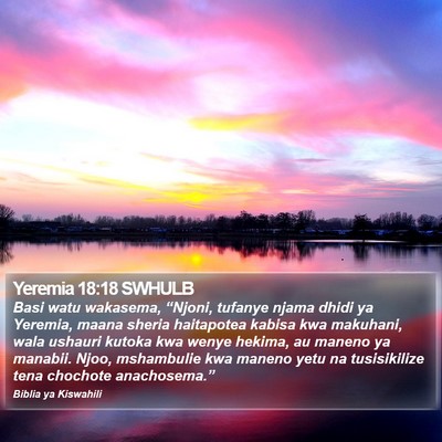 Yeremia 18:18 SWHULB Bible Verse Image