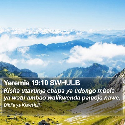 Yeremia 19:10 SWHULB Bible Verse Image