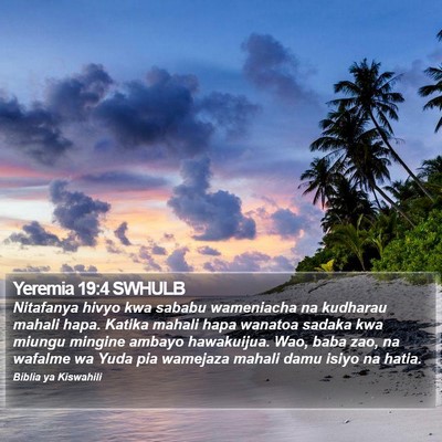Yeremia 19:4 SWHULB Bible Verse Image