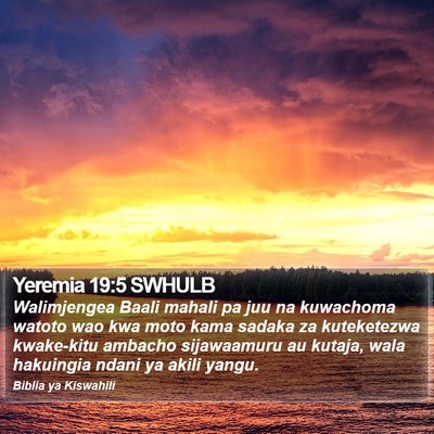 Yeremia 19:5 SWHULB Bible Verse Image