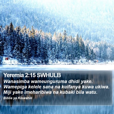 Yeremia 2:15 SWHULB Bible Verse Image