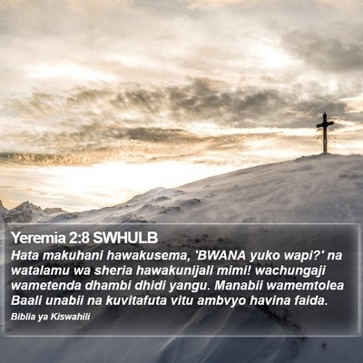 Yeremia 2:8 SWHULB Bible Verse Image