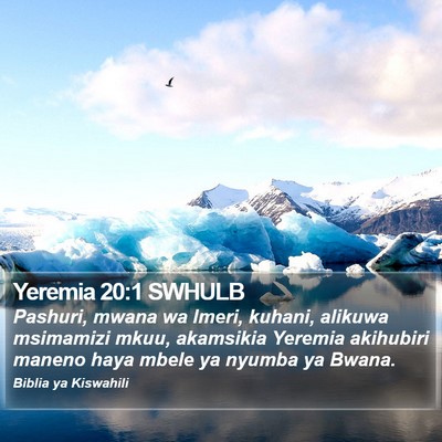 Yeremia 20:1 SWHULB Bible Verse Image