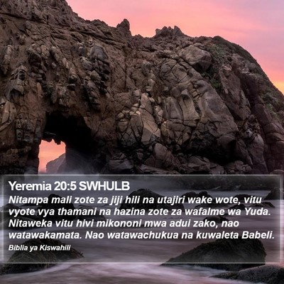 Yeremia 20:5 SWHULB Bible Verse Image