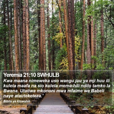 Yeremia 21:10 SWHULB Bible Verse Image
