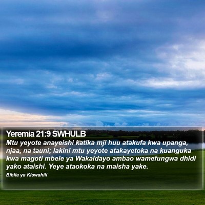 Yeremia 21:9 SWHULB Bible Verse Image