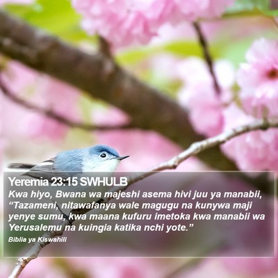 Yeremia 23:15 SWHULB Bible Verse Image
