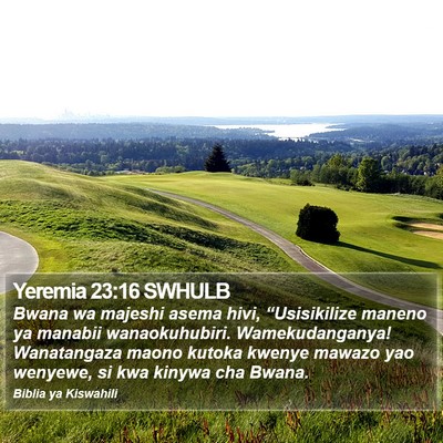 Yeremia 23:16 SWHULB Bible Verse Image