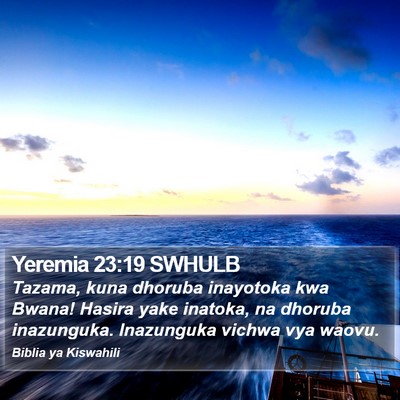 Yeremia 23:19 SWHULB Bible Verse Image