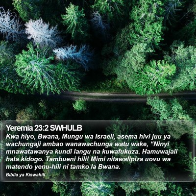 Yeremia 23:2 SWHULB Bible Verse Image