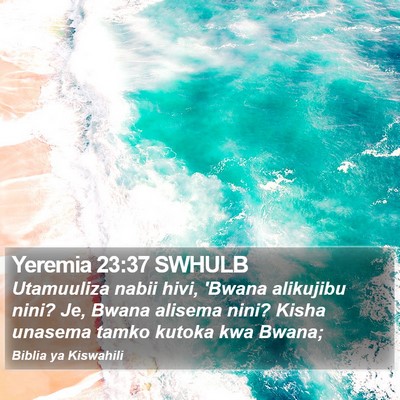Yeremia 23:37 SWHULB Bible Verse Image