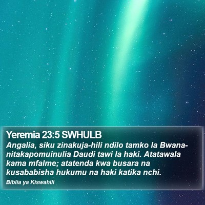 Yeremia 23:5 SWHULB Bible Verse Image