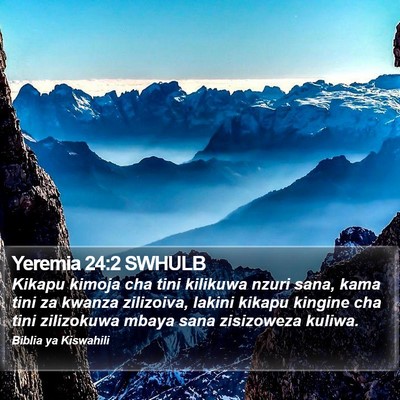 Yeremia 24:2 SWHULB Bible Verse Image