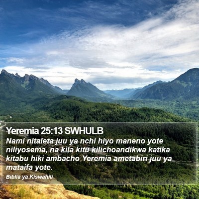 Yeremia 25:13 SWHULB Bible Verse Image