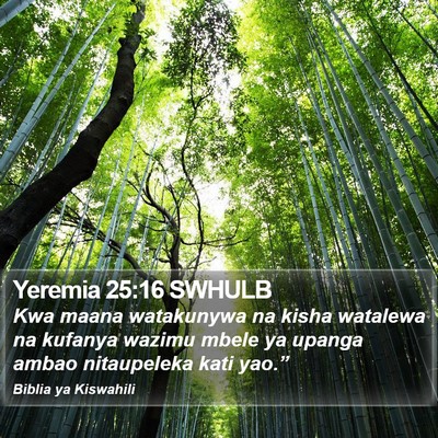 Yeremia 25:16 SWHULB Bible Verse Image