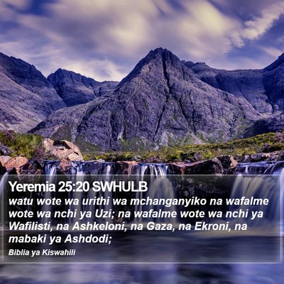 Yeremia 25:20 SWHULB Bible Verse Image