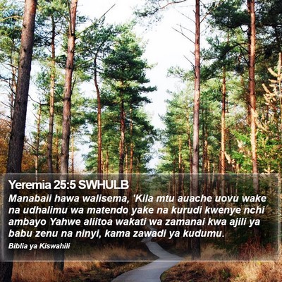 Yeremia 25:5 SWHULB Bible Verse Image