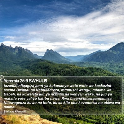 Yeremia 25:9 SWHULB Bible Verse Image