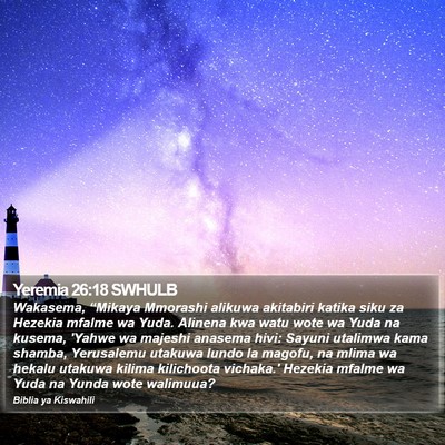 Yeremia 26:18 SWHULB Bible Verse Image