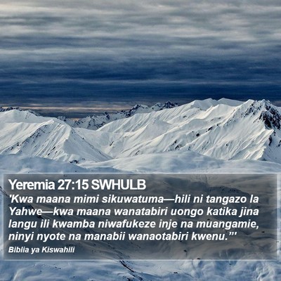 Yeremia 27:15 SWHULB Bible Verse Image