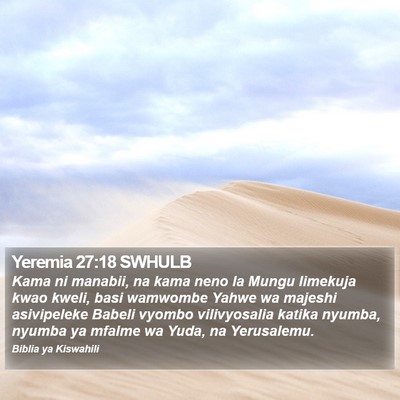 Yeremia 27:18 SWHULB Bible Verse Image