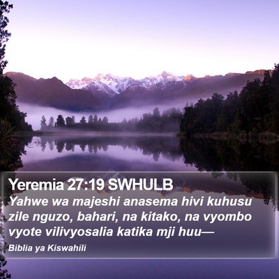 Yeremia 27:19 SWHULB Bible Verse Image