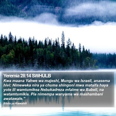 Yeremia 28:14 SWHULB Bible Verse Image