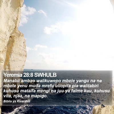 Yeremia 28:8 SWHULB Bible Verse Image