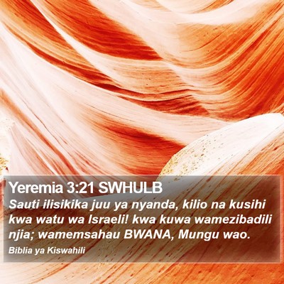 Yeremia 3:21 SWHULB Bible Verse Image