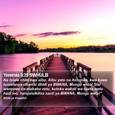 Yeremia 3:25 SWHULB Bible Verse Image