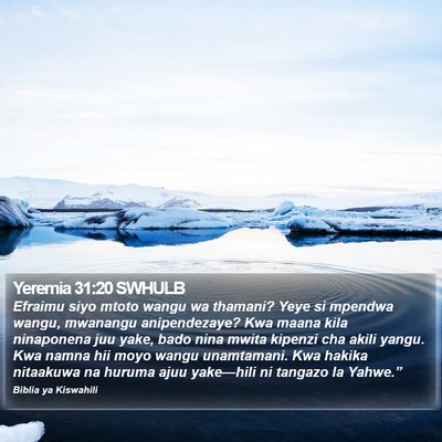 Yeremia 31:20 SWHULB Bible Verse Image
