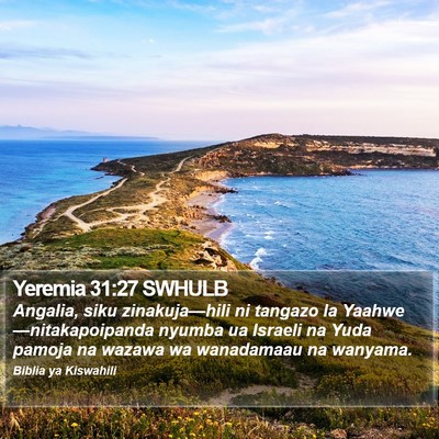 Yeremia 31:27 SWHULB Bible Verse Image