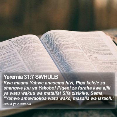 Yeremia 31:7 SWHULB Bible Verse Image