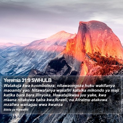 Yeremia 31:9 SWHULB Bible Verse Image