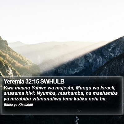 Yeremia 32:15 SWHULB Bible Verse Image